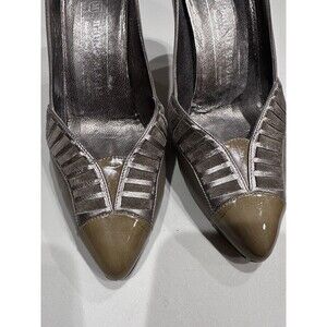 AUTHENTIC BRUNO MAGLI MADE IN ITALY SZ 6.5B TAN & BROWN